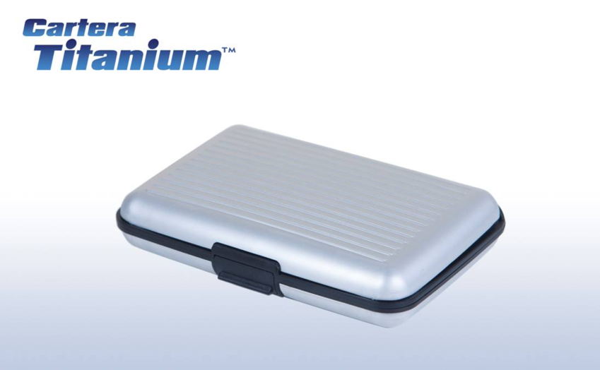 Titanium - Portafogli di Sicurezza in Lega di Alluminio  