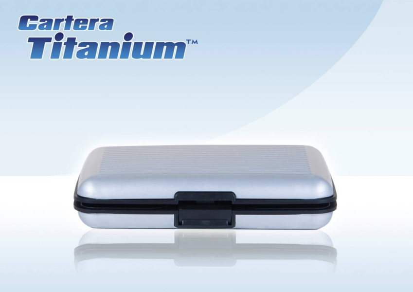 Titanium - Portafogli di Sicurezza in Lega di Alluminio  