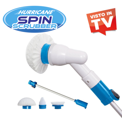 Hurricane Spin Scrubber - La spazzola rotante senza fili per una pulizia profonda