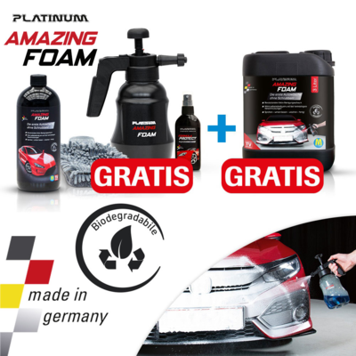 / Platinum Amazing Foam ® - schiuma per lavaggio auto professionale