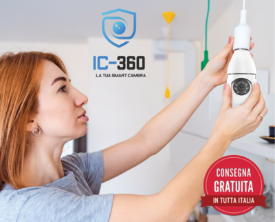  IC 360 ® -  la telecamera di sicurezza con attacco lampadina