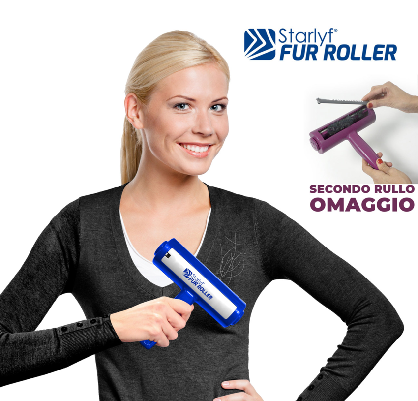 Roller Azul ® - elimina peli e pelucchi da ogni tessuto e superficie   